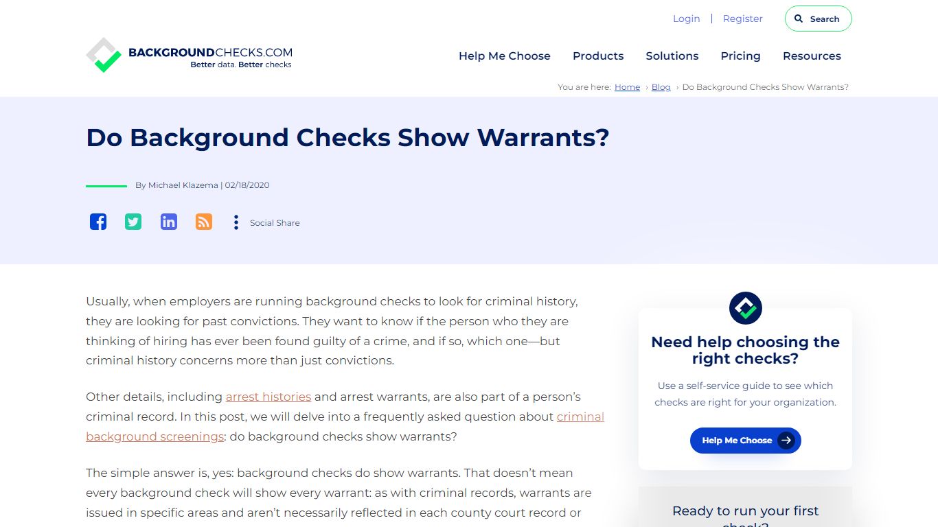 Do Background Checks Show Warrants?