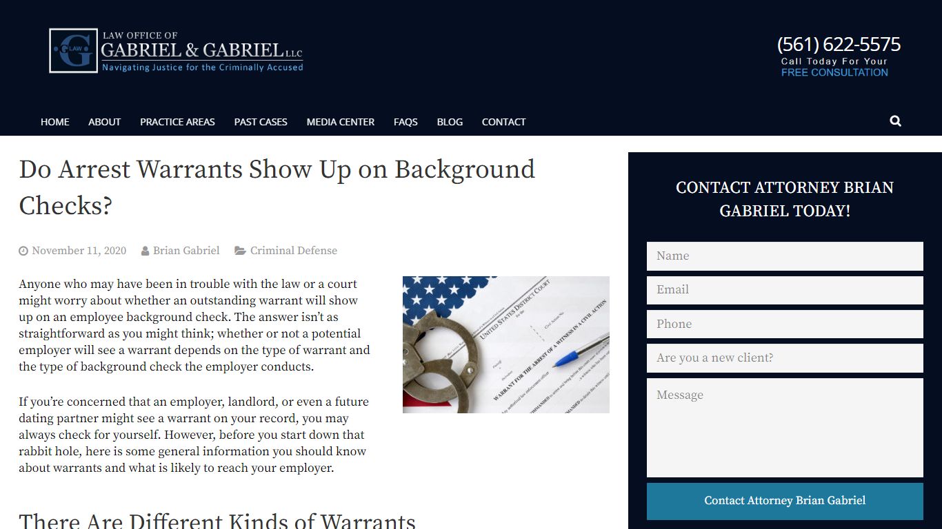 Do Arrest Warrants Show Up on Background Checks?